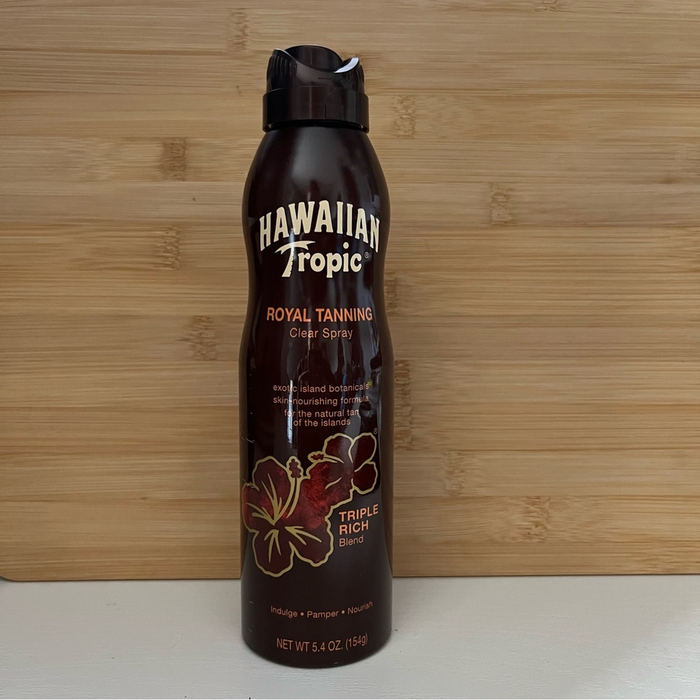 NEW - HAWAIIAN Tropic Royal Tanning Triple Rich Blend - 5.4 oz spray